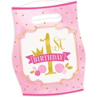 1st Birthday in pink & gold