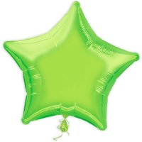Stern-Folienballon hellgrün 44cm