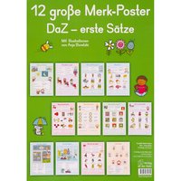 Verlag an der Ruhr 12 große Merk-Poster DaZ - erste Sätze