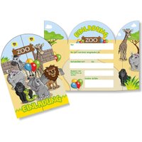 Zoo Einladungskarten