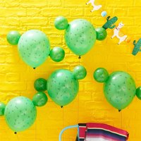 Viva Mexicogrüne Kaktus Ballons