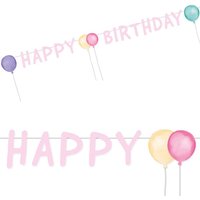 Ballon Party Buchstabenkette Happy Birthday