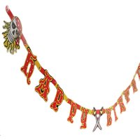 Red Pirate Partykette Pappe