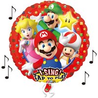 Singender Folieballon Super Mario Theme Song Ø 71cm