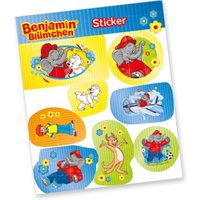 Stickerbogen Benjamin Blümchen mit 8 Stickern