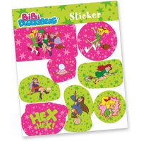Stickerbogen Bibi Blocksberg mit 8 Stickern