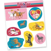 Stickerbogen Bibi & Tina mit 8 Stickern