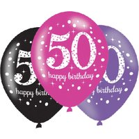 Luftballons zum 50. Geburtstag