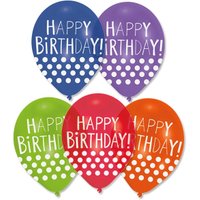Happy Birthday Luftballons 6 Stk
