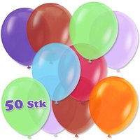 Bunte Ballonmischung 50! Luftballons