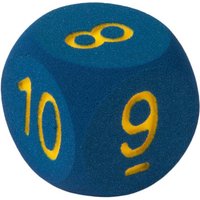 Volley Schaumstoffwürfel - Ziffernwürfel Farbe blau