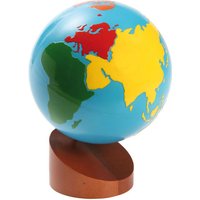 Betzold Globus mit Erdteilen in Farbe