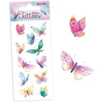 Schmetterlinge Glitter-Tattoos
