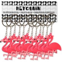 Großpack Flamingo Schlüsselanhänger