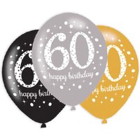 Latexballons 60. Geburtstag