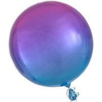 Orbz Folienballon in Rot-Blau