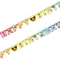 Emoji Rainbow Fun Buchstabenkette Happy Birthday