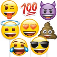 Emoji Foto Requisiten Set