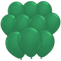 100 grüne Luftballons