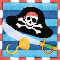Piraten-Servietten 16 Stück