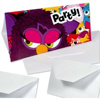 Furby Einladungskarten 6er Pack