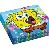 Papierservietten mit witzigem Spongebob-Bild
