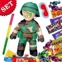 Pinata Set Soldat +Süßigkeiten