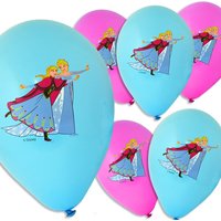 Eiskönigin Luftballons im 6er Pack