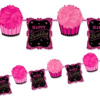 Fabulous Muffin-Girlande pink 3