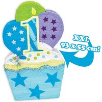 XXL Cupcake Pinata 1. Geburtstag Junge