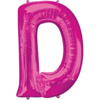Folienballon Buchstabe D - Pink