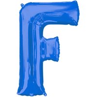 Folienballon Buchstabe F - Blau