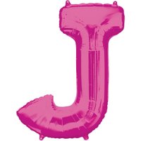 Folienballon Buchstabe J - Pink