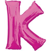 Folienballon Buchstabe K - Pink