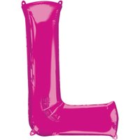 Folienballon Buchstabe L - Pink