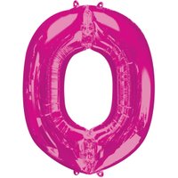 Folienballon Buchstabe O - Pink