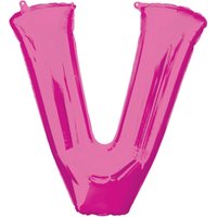 Folienballon Buchstabe V - Pink