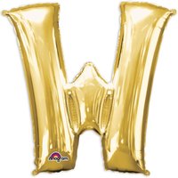 Folienballon Buchstabe W - Gold