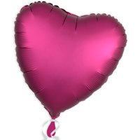 Folienballon als Herz Pink 34 cm