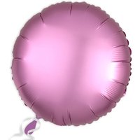 Folieballon rund Satin Luxe Rosa