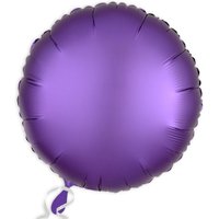 Folieballon rund Satin Luxe Lila