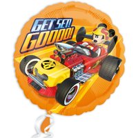 Micky Roadster runder Folienballon