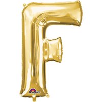 Folienballon Buchstabe F - Gold
