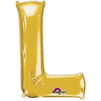 Folienballon Buchstabe L - Gold