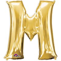 Folienballon Buchstabe M - Gold