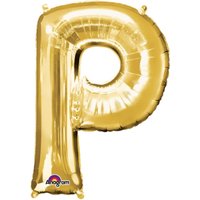 Folienballon Buchstabe P - Gold