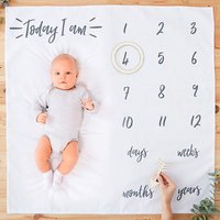 Babydecke als Fotohintergrund