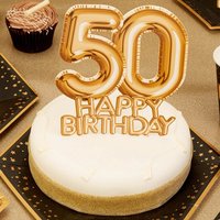 Cake Topper 50. Happy Birthday