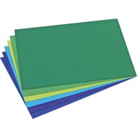edumero Tonpapier Blau- und Grüntöne