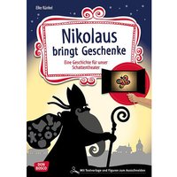 Don Bosco Nikolaus bringt Geschenke- Schattentheater-Set